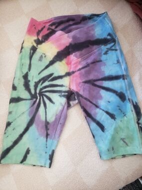Tie-Dye Bike Shorts - Multicolor